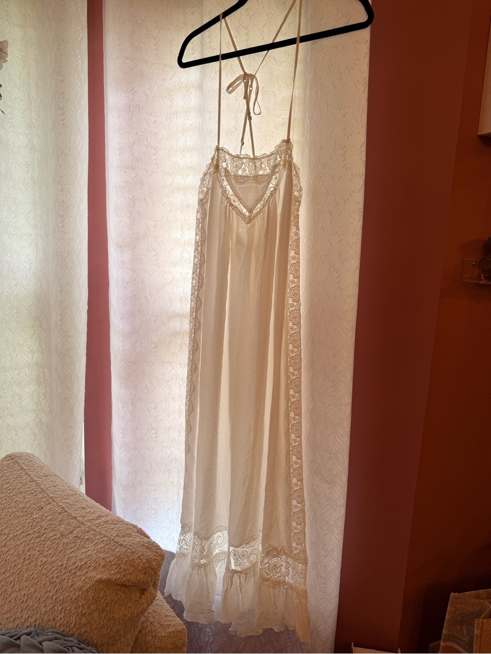 Free People Kiss Me Later Slip Dress clean ivory